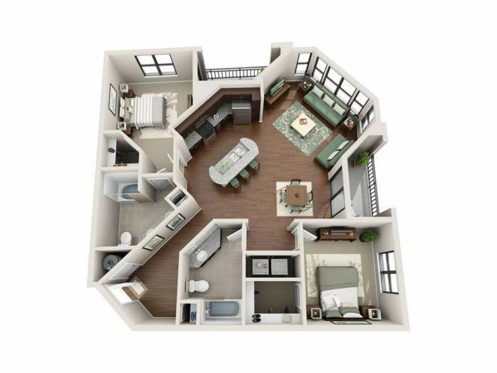 Планировка современной квартиры