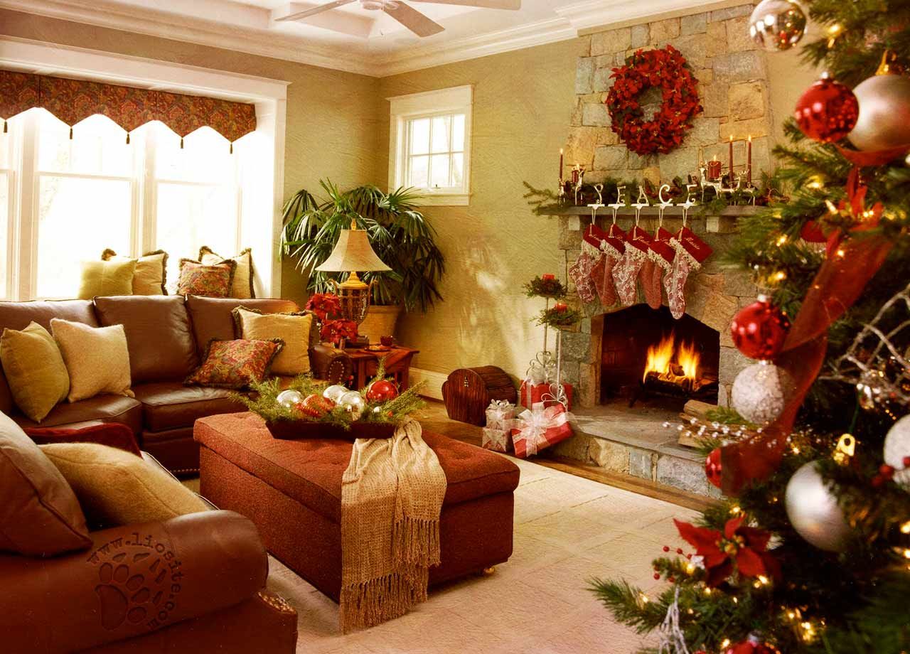 Модные идеи оформления интерьера на Рождество