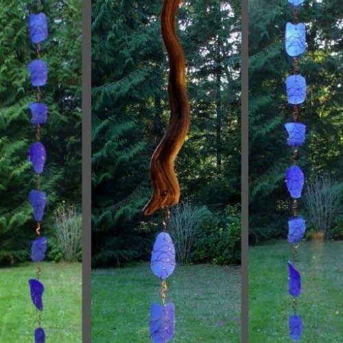 Цепи от дождя для красивого наружного домашнего декора